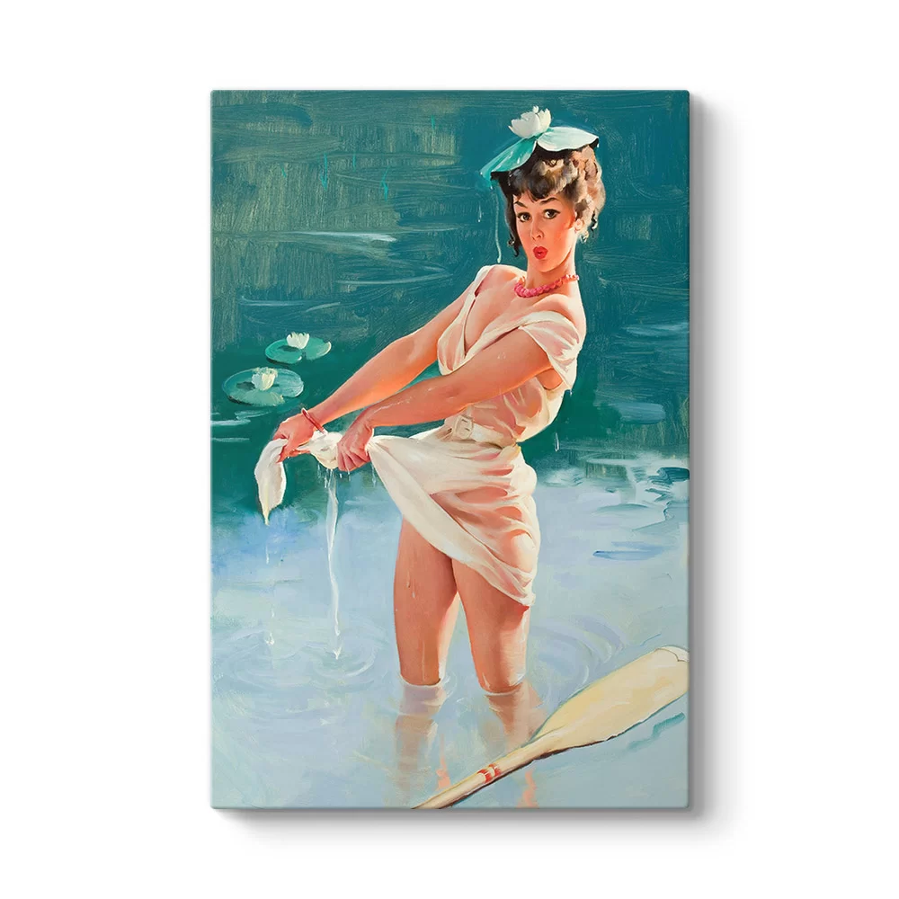 Pin Up Lotus Tablosu - Model 2
